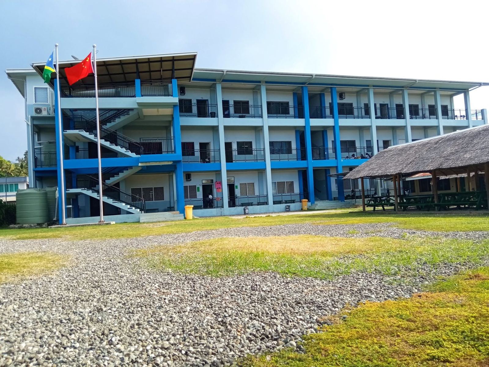 Chung Wah School campus in Honiara